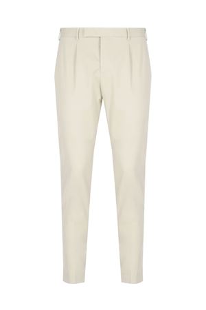 Beige cotton blend trousers PT TORINO | COASX0ZA0FWDSD590040